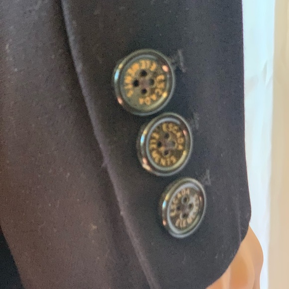 Escada Elements Vintage Navy Blazer - Picture 7 of 8